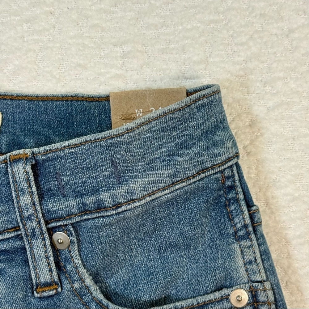 NWT Madewell 10'' inch high rise skinny jean med wash size 24 casual trendy - Picture 4 of 10